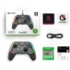 GameSir spēļu kontrolieris Kaleid melns caurspīdīgs, vadu USB Type-C, paredzēts Xbox One / Xbox Series X / Series S, 3 m kabelis