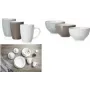 Porcelāna musli bļoda ritzenhoff & breker SUOMI Pelēkzila 140 mm mazgājama trauku mašīnā