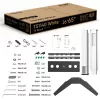 TV statīvs/stends ONKRON TS1140-W ekrāniem no 66 līdz 165,1 cm (26 collas–65 collas), 35 kg, VESA 100x100–400x400, augstums 880–1100 mm, balts