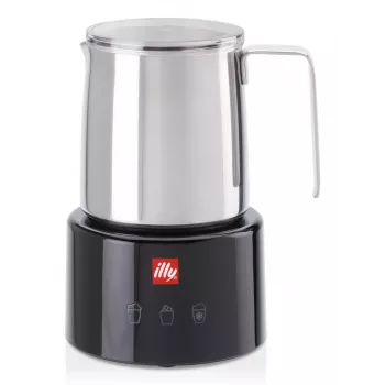 Piena putotājs/sildītājs Illy 23760 melns nerūsējošais tērauds 250ml
