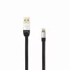 Sbox USB 2.0-8-Pin/2.4A melns/sudrabains