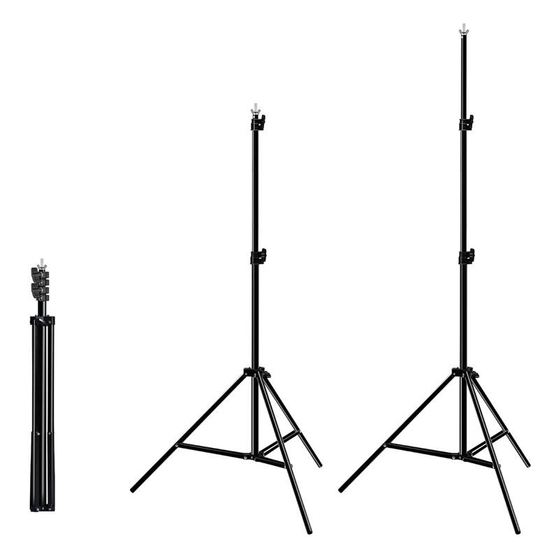 Fona atbalsta komplekts Puluz PKT5204 2×2 m ar 3 foniem – studijas fona statīva komplekts