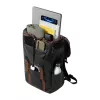 Klēpjdatora mugursoma Tomtoc VintPack-TA1, 22 L ietilpība, piemērota līdz 15,6 collām (melna)