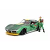 Auto Jada Toys Street Fighter 1969 Chevrolet 1:24 metāliska zaļa