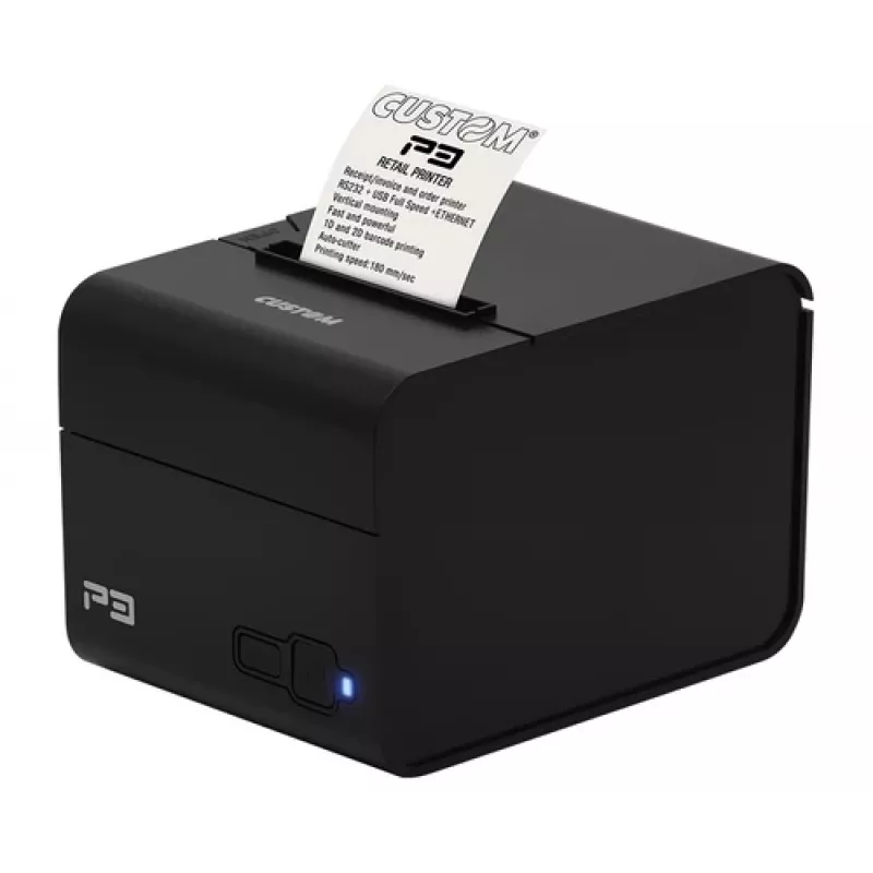Custom PRINTER P3X 80MM ETH USB RS232 - POS printeris - termiskā druka