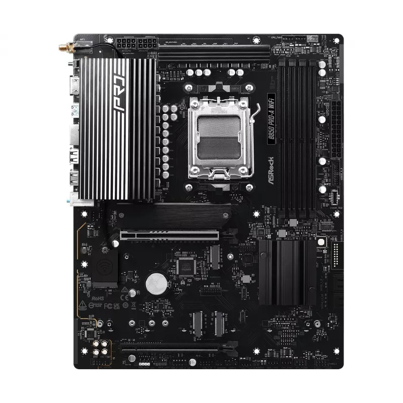 Mātesplate ASRock B850 Pro-A WiFi AMD B850 Socket AM5 ATX