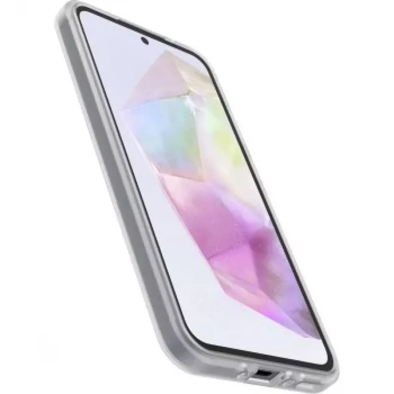 Telefona aizmugurējais vāciņš OTTERBOX React Series Samsung Galaxy A35, caurspīdīgs plāns aizsargapvalks