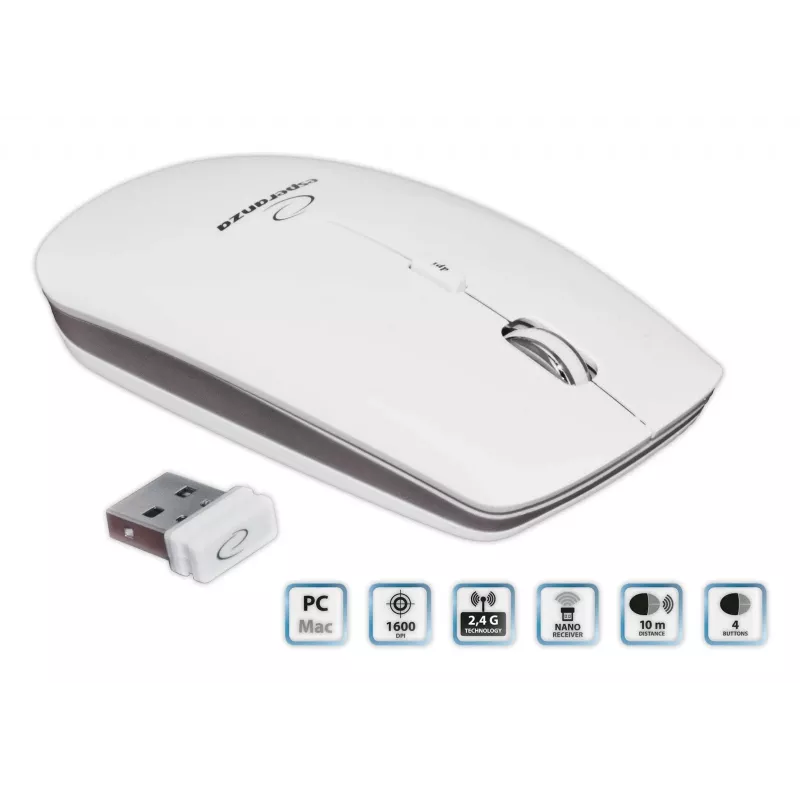 Esperanza EM120W pele RF bezvadu optiskā 2400 DPI