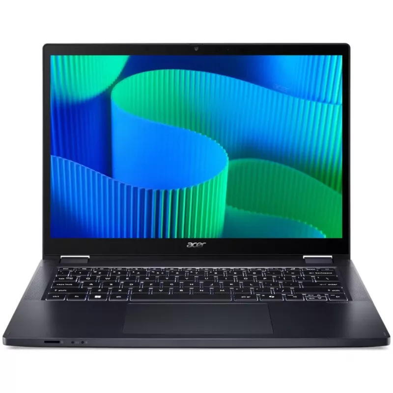Hibrīdais (2-in-1) klēpjdators Acer TravelMate TMP414RN-54-TCO-5496 — Intel Core Ultra 5 125U, 14 collu WUXGA skārienekrāns, 16 GB DDR5, 512 GB SSD, Windows 11 Pro, zils