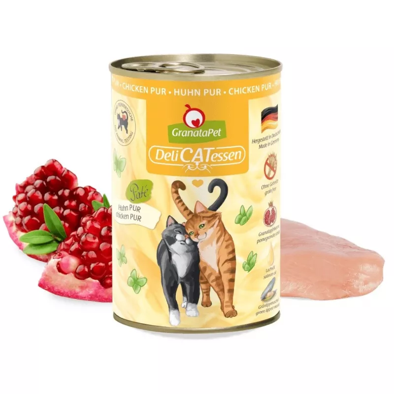 GRANATAPET DeliCATessen Chicken - mitrā kaķu barība - 400g
