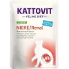 Mitrā kaķu barība KATTOVIT Niere/Renal 85 g paciņa — 12 x 85 g, mājputnu gaļa (liellopu gaļa, vista, pīle, tītars) pieaugušiem kaķiem ar nieru mazspēju