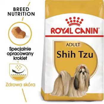 Sausā suņu barība Royal Canin Shih Tzu Adult 7.5 kg — vista, 24% olbaltumvielu, 20% tauku