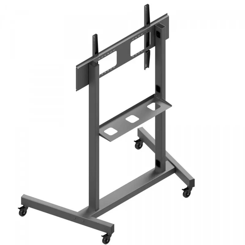 Monitoru ratiņi EDBAK TR19 ekrāniem līdz 130 kg, platforma 1000×600 mm