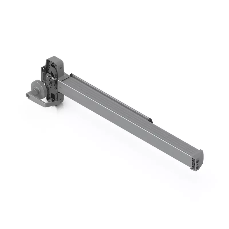 Aizbīdnis Ubiquiti UACC-PanicBar Alumīnijs Nerūsējošais tērauds pelēks 5.8 kg 94×294 mm komplektā 2 atslēgas