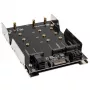 HDD/SSD korpuss SilverStone SST-SDP12 — iekšējais stiprinājuma kronšteina adapteris 3,5 collu/2,5 collu diskdziņiem