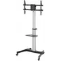 Manhattan Trolley Mount Stand for TV & Monitors, For screens: 37 inch to 86 inch, -10 to 5° Tilt, 90° Rotation, VESA compatibility: all between 200x200 to 600x400mm - check the dimensions of the four mounting holes on back of screen to ensure it fits, Max 50kg, Bracket