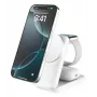 Iekštelpu lādētājs Belkin UltraCharge 25w Qi2 3in1 Magnetic Charger EU balta Square