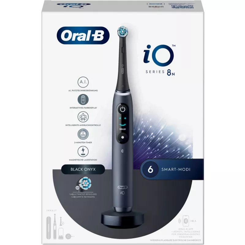 Braun 408567 elektriskā zobu suka Pieaugušajiem Vibrējoša zobu suka Melna