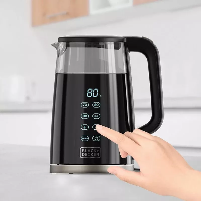 Elektriskā tējkanna Melns & Decker 1.7L 2200W Melna
