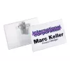 Durable PVC kombinētās klipša nosaukumu kartes turētājs Durable 8101-19