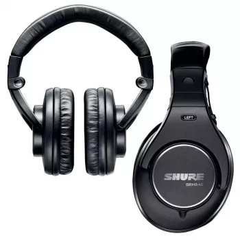 Shure SRH840 austiņas ar vadu, melnas