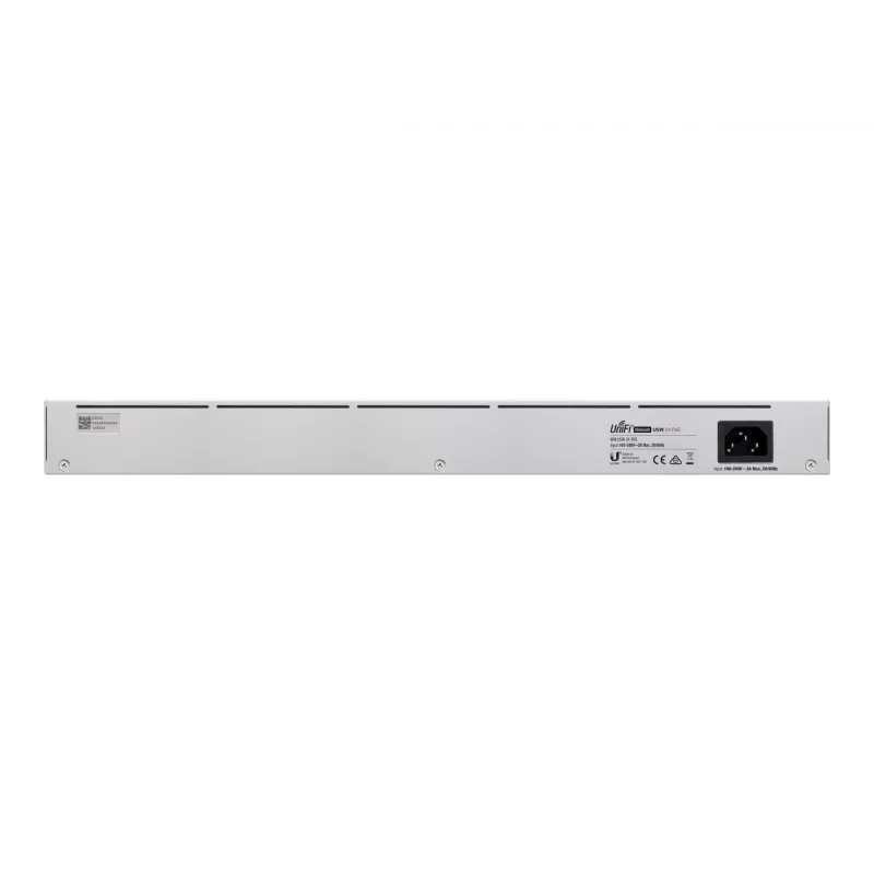 Ubiquiti UniFi 24 portu PoE pārvaldāms L2/L3 Gigabit Ethernet (10/100/1000) Power over Ethernet (PoE) 1U sudraba
