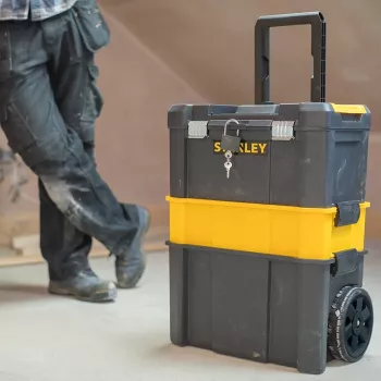Stanley Essential Tool cietais futrālis Plastmasa Pelēks, Dzeltens