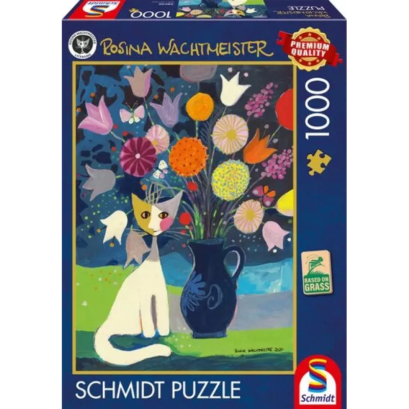 Rosina Wachtmeister: Weiße Katze (1000 Teile)