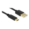 USB kabelis DeLOCK 83669 USB 2.0 4 m USB A USB C melns
