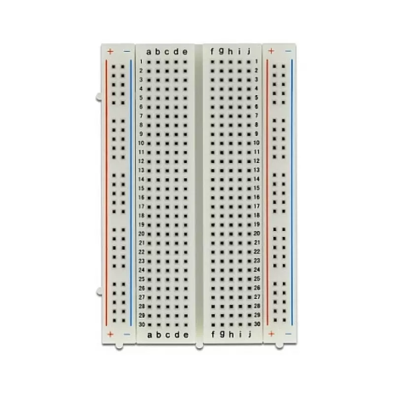 Breadboard DELOCK 18315 — plastmasa, balta, 54 × 84 × 9 mm