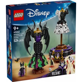 LEGO DISNEY 43262 Maleficent's un Cruella de Vil's kleitas