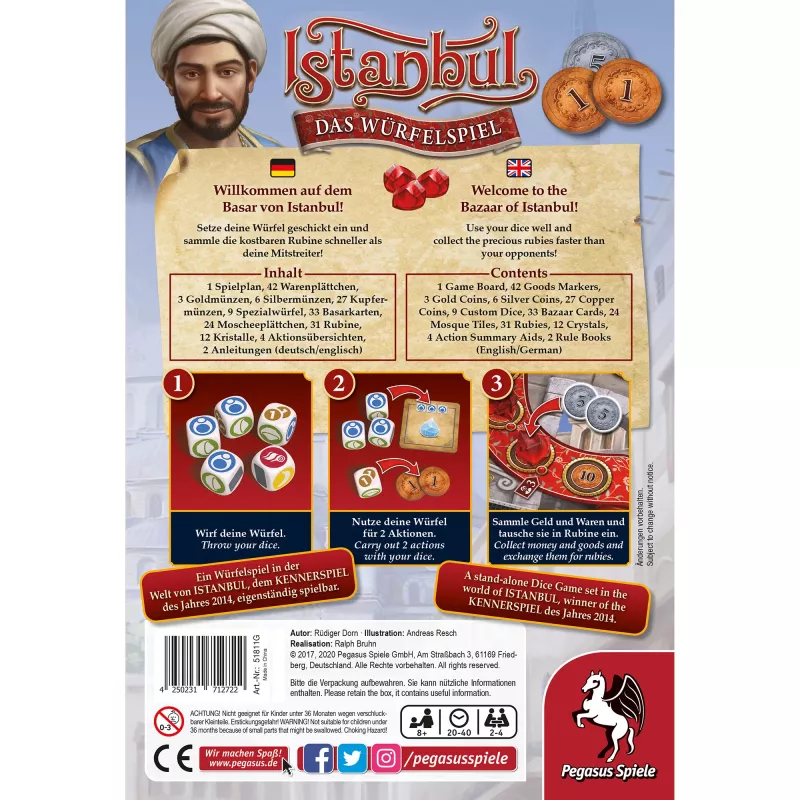Istanbul - Das Dice Game, galda spēle