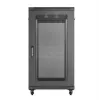 19 collu statīva skapis LANBERG FF01-6222-23B 22U 600x1200 mm melns ar perforētām durvīm