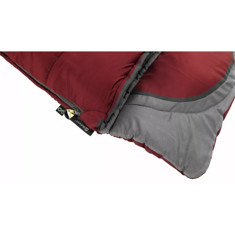 Guļammaiss Outwell Contour Junior taisnstūrveida poliestera 170 cm x 70 cm, sarkans