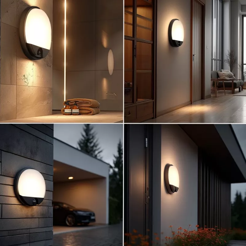 LED 15W lampa ar infrasarkano kustības sensoru MACLEAN MCE291 GR