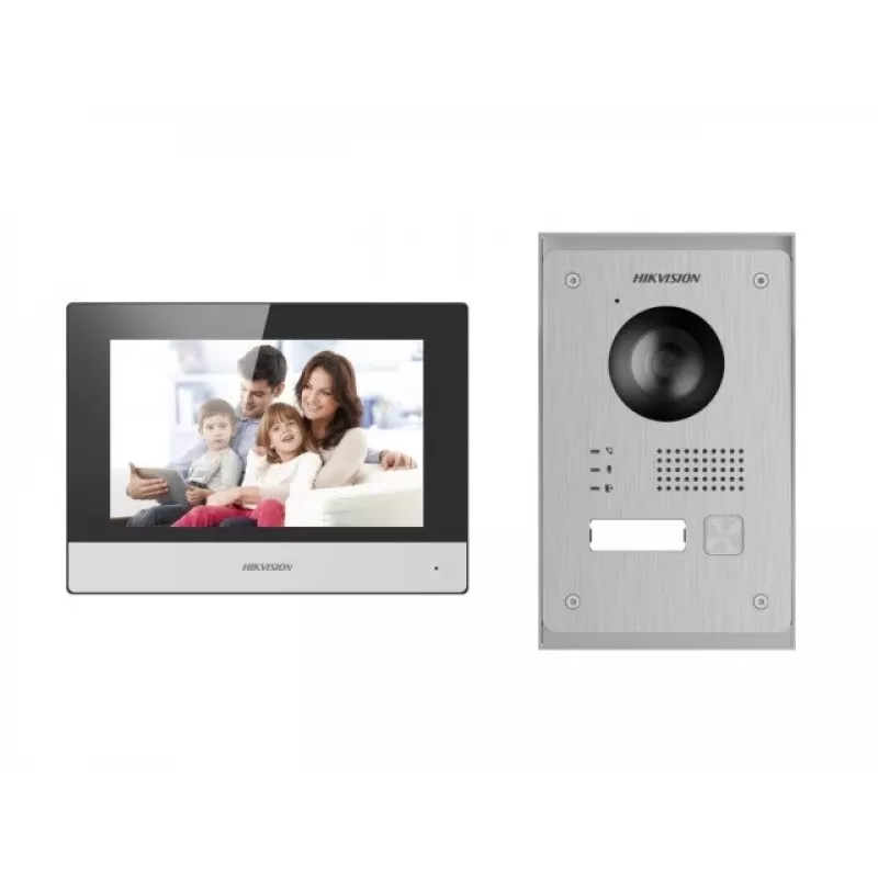 Hikvision Video durvju ieejas komplekts DS-KIS703Y-P