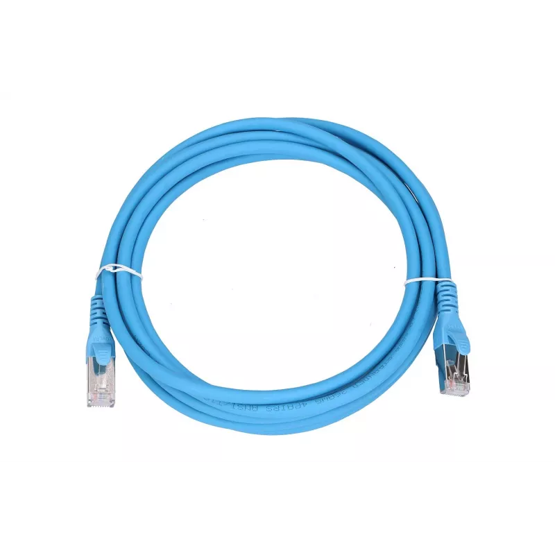 Tīkla kabelis Extralink LAN Patchcord Kat.6A RJ-45 Cat6a 3m Zils