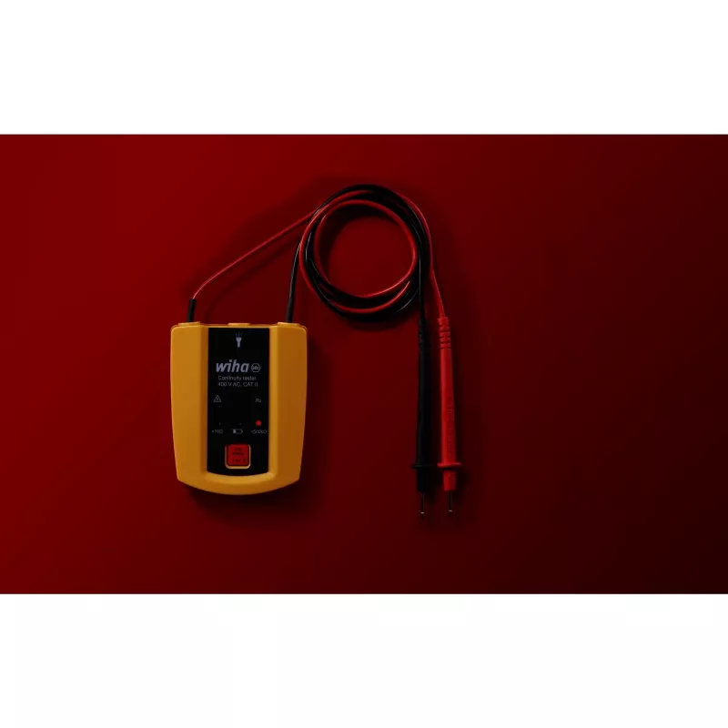 Durchgangsprüfer 45222, līdz 400 V AC, CAT II, mērinstruments dzeltens/melns