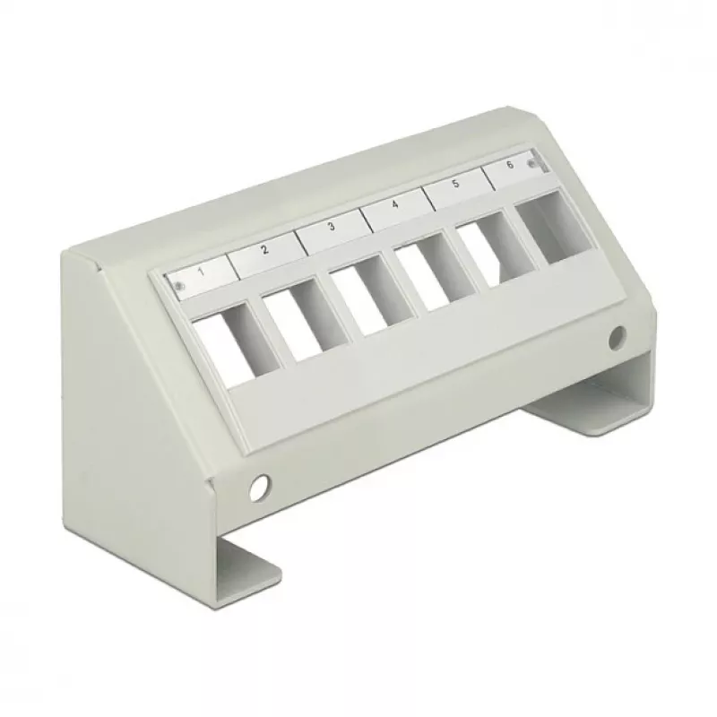 Plākstera panelis DeLOCK 86218 pelēks 65mm x 49mm x 130mm