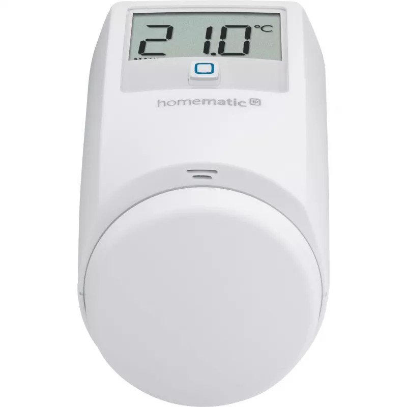 eQ-3 AG Homematic IP HMIP-eTRV, RF, 868,3 MHz, Balts, M30 x 1,5, IP20, Digitāls