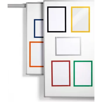 Magnētiskie info rāmīši Durable DURAFRAME A4, 5 gab. iepakojumā, zaļas krāsas, modelis 486905