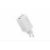 Wall charger DIGITUS DA-10303 67W GaN, 2× USB-C + 1× USB-A, 100–240V, balta