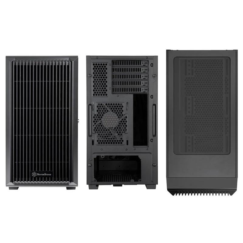 Silverstone CS382 Melns