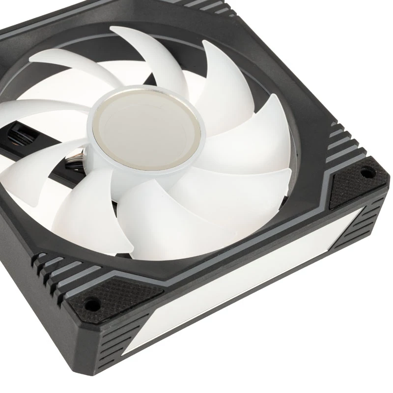 120 mm dzesēšanas ventilatoru komplekts Kolink Umbra X ARGB PWM — 3 ventilatori, augstas veiktspējas, modelis UMBRA X 120MM 3PK