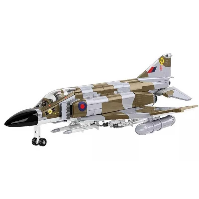 Cobi Blocks F-4M Phantom II militārā lidmašīnas modelis, 728 detaļu konstruktors