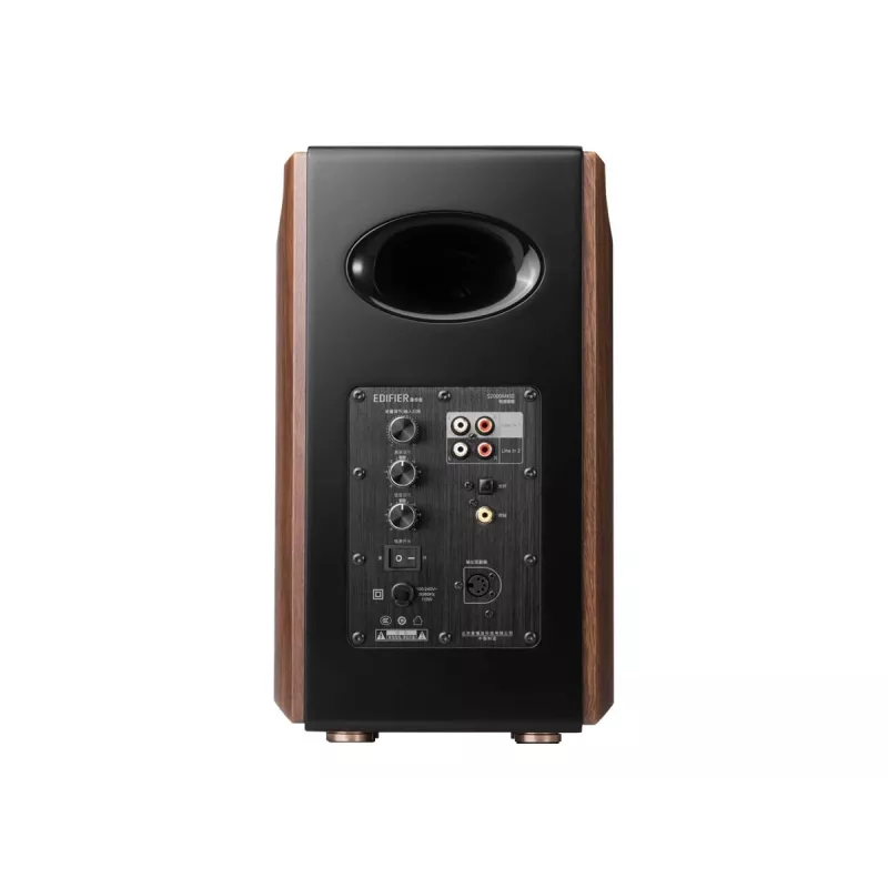 Skaļrunis Edifier S2000MKIII 2.0, 130 W RMS, vadu un bezvadu savienojums, melns/koka krāsā