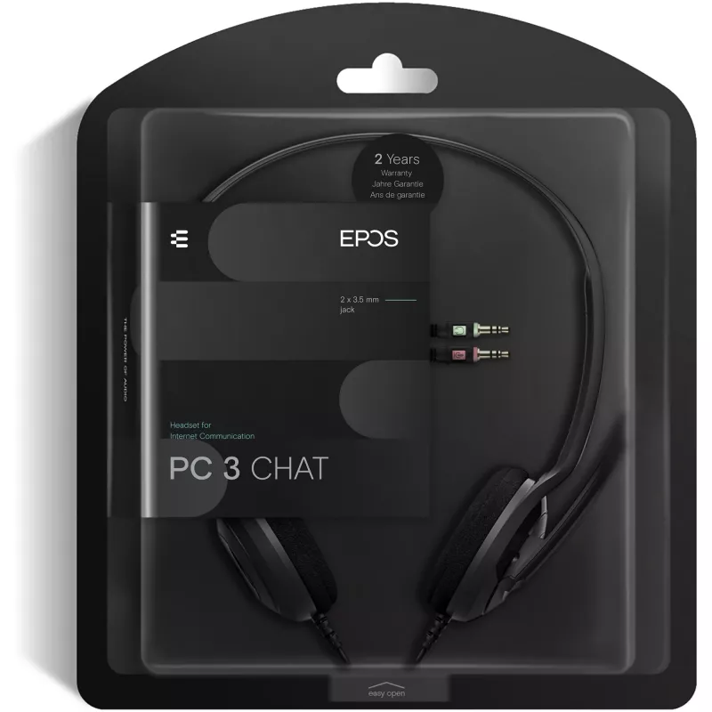Sennheiser PC 3 CHAT austiņas melnā krāsā