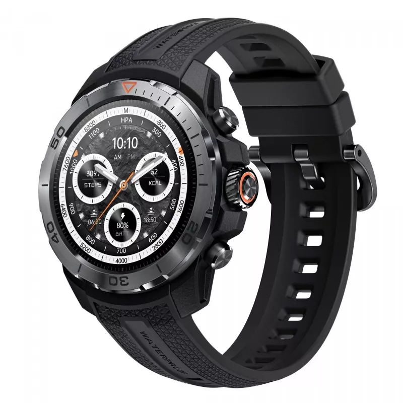 Viedpulkstenis Mibro GS Explorer Obsidian Black (melns)