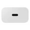 AC USB ātrais lādētājs Samsung EP-T2510 25W balts, USB‑C, PPS, Super Fast Charging