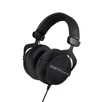 Studijas austiņas Beyerdynamic DT 990 PRO — vadu, slēgtas, apļveida, 250 Ω, 3 m kabelis, melnas